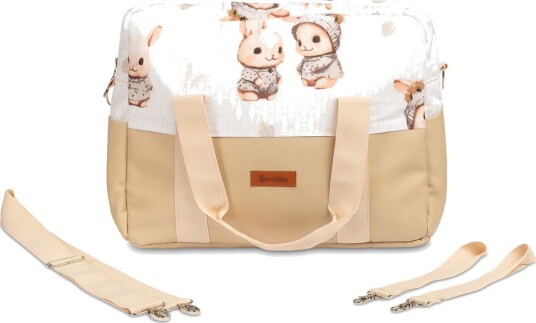 Sensillo Eco Vognpose I Skinn Beige Bunnies
