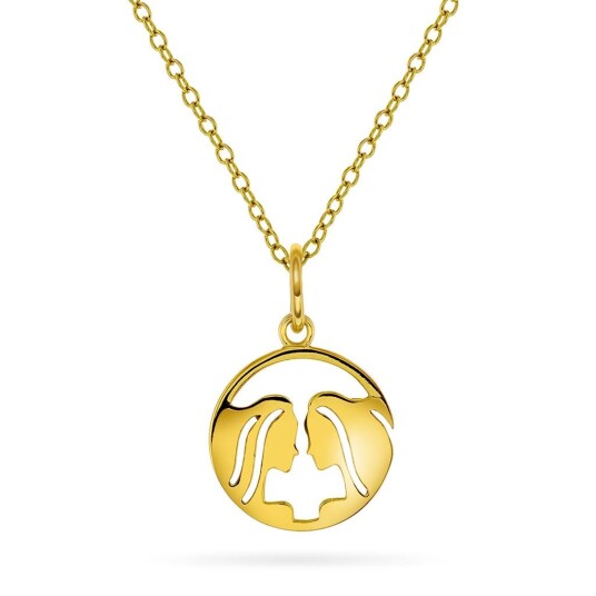 Pan Jewelry Smykke i 925 forgylt sølv med tvillingene Pan Jewelry Smykke i 925 forgylt sølv med tvillingene