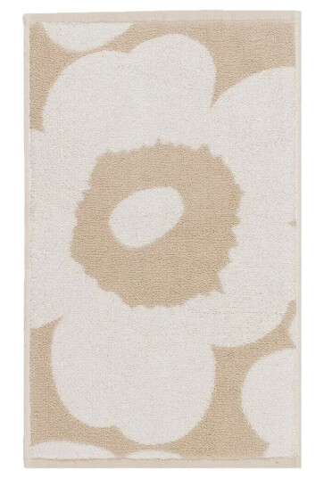 Marimekko Unikko Gjestehåndkle 30 x 50 cm Beige-white