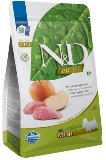 Farmina N&D Prime Dog Wild Boar & Apple S 2.5 kg Farmina N&D Prime Dog Wild Boar & Apple S 2.5 kg