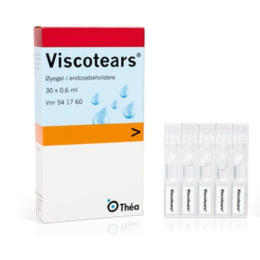 Viscotears øyegel 2mg/g endos 30X0.6 ML Viscotears øyegel 2mg/g endos 30X0.6 ML