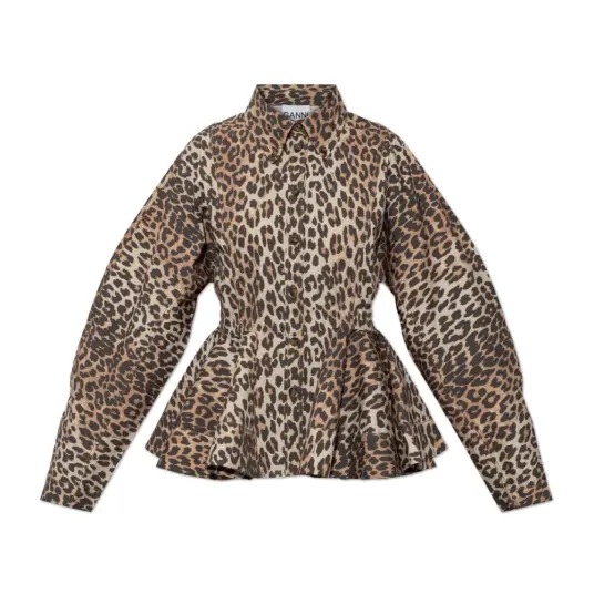 Ganni Dame Bluser & Skjorter Brun XS,