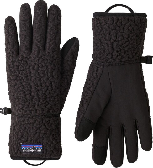 Patagonia Retro Pile Gloves Black M Patagonia Retro Pile Gloves Black M