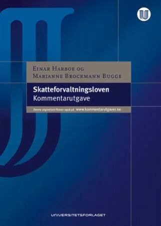 Skatteforvaltningsloven Av Marianne Brockmann Bugge, Einar Harboe
