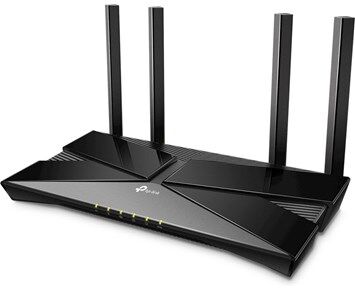 TP-Link Archer AX20 Wi-Fi 6 Router med Dualband 1800 Mbps og 4 LAN-porter