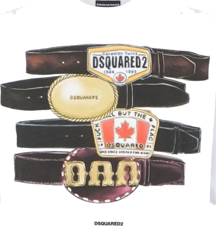Dsquared2 Herre Topper Hvit M, Dsquared2 Herre Topper Hvit M,