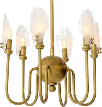 Heath Wide Pendant Nickel/Matte White