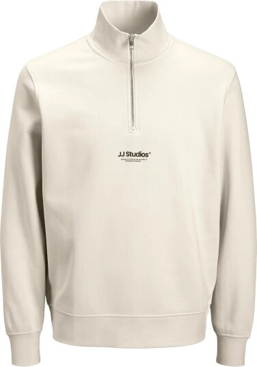 Jack & Jones Junior Quarter Zip Sweat Genser Grå 164 Jack & Jones Junior Quarter Zip Sweat Genser Grå 164