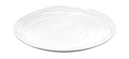 Pillivuyt Boulogne tallerken flat hvit, Ø 21 cm
