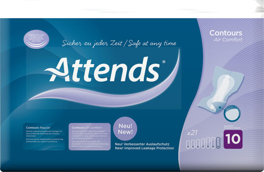Attends Contours Air Comfort 10, 21 stk.