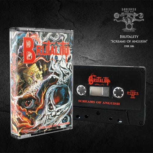 Brutality  Screams Of Anguish  Kassett