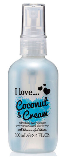 I Love Coconut & Cream Refreshing Body Spritzer 100ml I Love Coconut & Cream Refreshing Body Spritzer 100ml