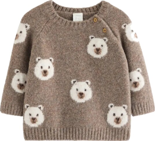 Lindex Knitted Jumper Brown 86