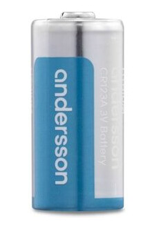 Andersson CR123A Lithium batteri 2 pk