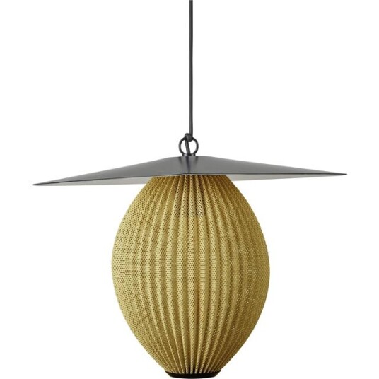 Gubi Satellite Outdoor Taklampe Ø27 Sennep Gull Gubi Satellite Outdoor Taklampe Ø27 Sennep Gull