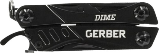 Gerber Dime Mikromultiverktøy 12 funksjoner Sort Gerber Dime Mikromultiverktøy 12 funksjoner Sort