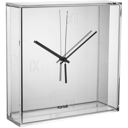 Kartell Tic&Tac klokke Sølv
