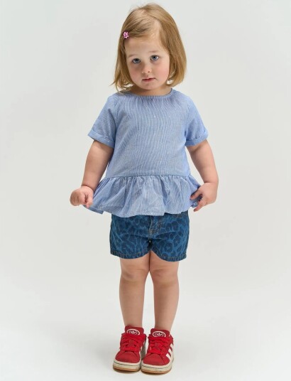 The New Tnstpearl Regular Fit Denim Shorts   Blue   86