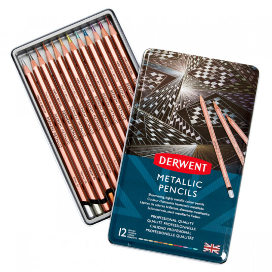 Derwent Metallic Fargeblyanter 12-sett Derwent Metallic Fargeblyanter 12-sett