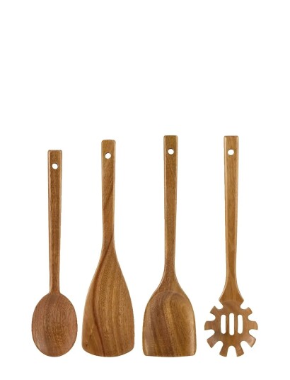 Dorre Utensil Set Acacia Wood 4 Pcs Pasta Ladle Spatula Ladle/Spatula 8.2X 33.5X 2.5 Dorre Utensil Set Acacia Wood 4 Pcs Pasta Ladle Spatula Ladle/Spatula 8.2X 33.5X 2.5