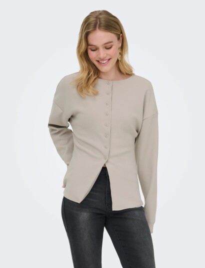 ONLY Onlluma Clever L/S Waist Cardigan Tlr   Beige   34