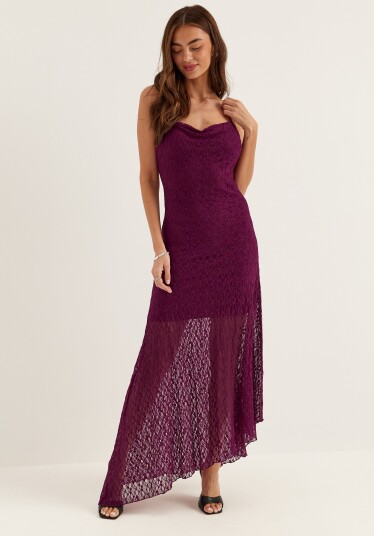 Bubbleroom Occasion Slip Lace Ankle Dress