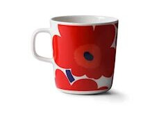 Marimekko Unikko Mugg Rød/Hvit 40 cl Marimekko Unikko Mugg Rød/Hvit 40 cl