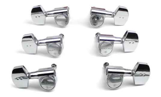 Graph Tech Prn-2411-G0 Ratio Acoustic Guitar Machine Heads 3+3 - Gull