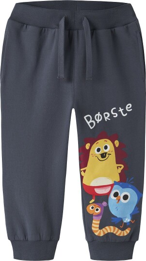 Name It Joggebukser - NmmAban - Børste - Ombre Blue - Name It - 1½ år (86) - Joggebukse Blå Marineblå