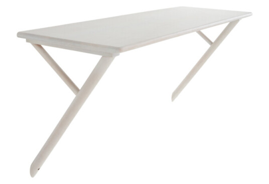 KULLABERG skrivebord/bord 40x120 cm Hvit