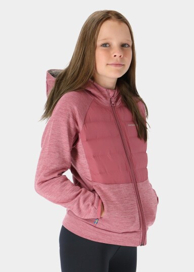 Training Hybrid Jacket Jr Dusty Rose Melange/Lt. Grey Me 170  Jakker