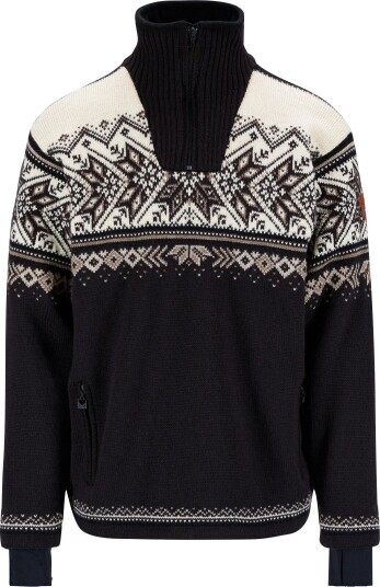 Dale of Norway Men"s Vail Weatherproof Sweater Mountain Stone/Offwhite XL