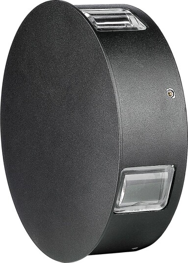 V Tac 3W Ø15cm rund LED vegglampe IP65 sort 3000K utendørs inkl. lyskilde Kulør : Varm V Tac 3W Ø15cm rund LED vegglampe IP65 sort 3000K utendørs inkl. lyskilde Kulør : Varm