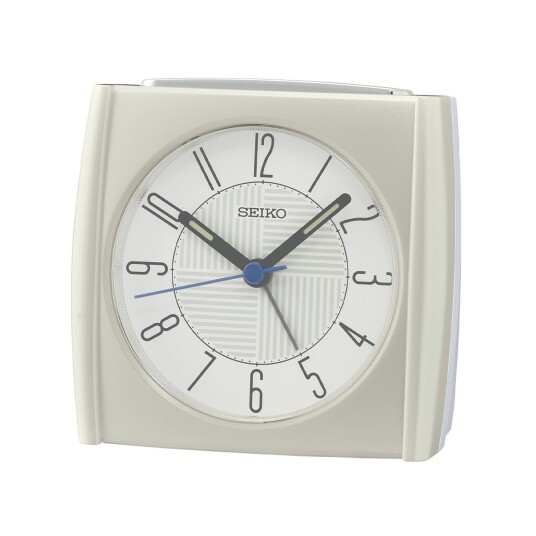 Seiko Clocks Vekkeklokke QHE205W Unisex 10 cm Kvarts urverk Seiko Clocks Vekkeklokke QHE205W Unisex 10 cm Kvarts urverk