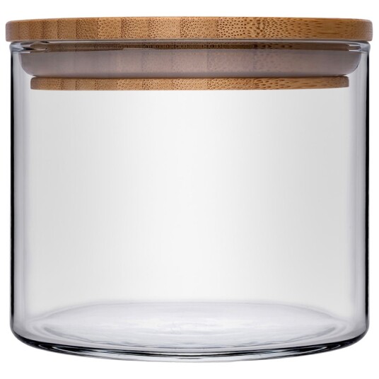 Pasabahçe Glasskrukke Bamboo; 70cl, 10.9x9.3 cm (ØxH); Natur/Transparent
