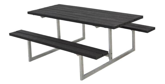 Benkbord PLUS Basic Plast Svart