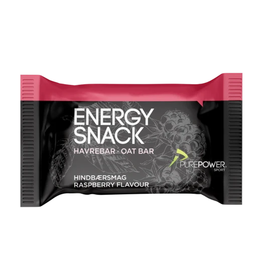 PurePower Energy Snack energibar Bringebær 60 g