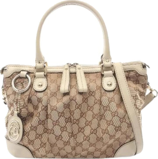 Gucci Vintage Dame Beige Gucci Vintage Dame Beige