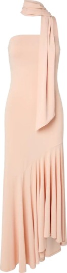 YAS Yasgodita Bandeau Long Dress S. Show Pink S