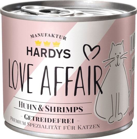 Hardys Love Affair Våtfôr & Reker Kylling 6 X 200 G 185 G 6 X 200 G