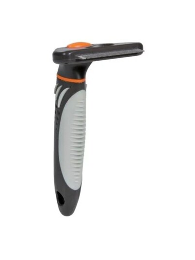 Trixie Carding Groomer 7x15cm med byttbar hode og metallblad for hunder