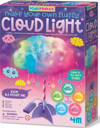 4M KidzMaker DIY-sett Lag Din Egen Myke Skylampe