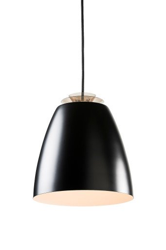 Pendelklokke Mini 5W 2700K, E27, Ø160, sort/hvit