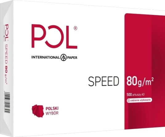 International Paper Polspeed A3 Kopipapir 80 G 500 Ark