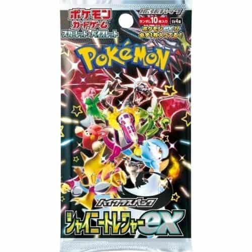 Shiny Treasures ex Booster Pack Japansk på lager | Rask levering fra butikk i Norge med gratis frakt over kr 1000 | Se vårt brede utvalg av Pokemon TCG