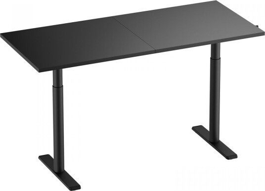 Maxmount Skrivebord Hev Og Senkbart 1600x700mm Sveiv Svart
