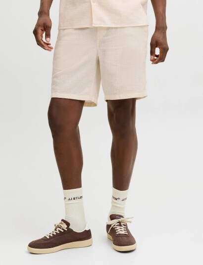 Jack & Jones Jpstjaiden Wavy Jogger Shorts Reg Sn Cream XL
