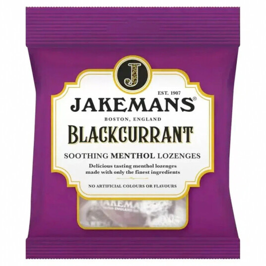 Jakemans Halspastiller Blackcurrant 73 gr. Jakemans Halspastiller Blackcurrant 73 gr.