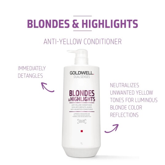 Goldwell Dualsenses Blondes & Highlights Anti Yellow Conditioner 1000ml