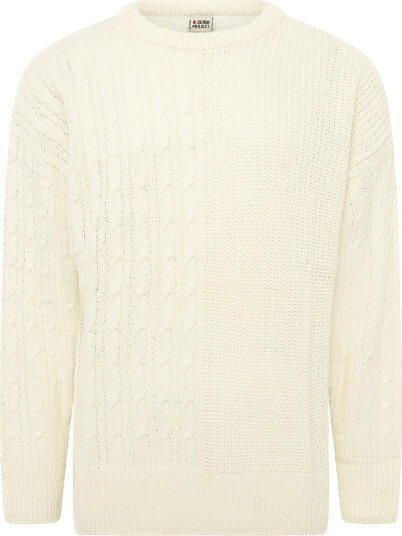 Denim Project | Dp Knitted Combined Sweatshirt | XS